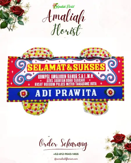 Papan Bunga Ucapan Selamat Pegandekan